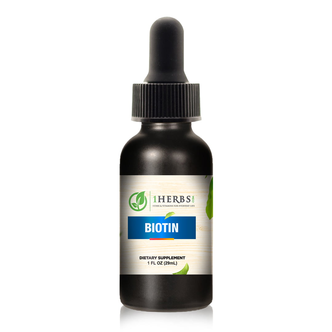 Liquid Biotin Extract Product Bottle