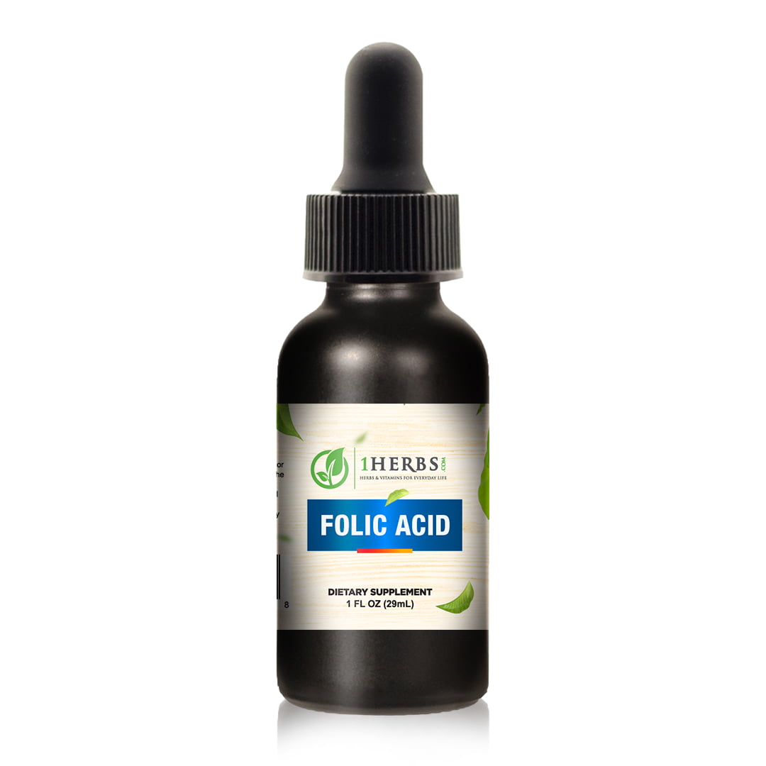 liquid Folic Acid product Bottle