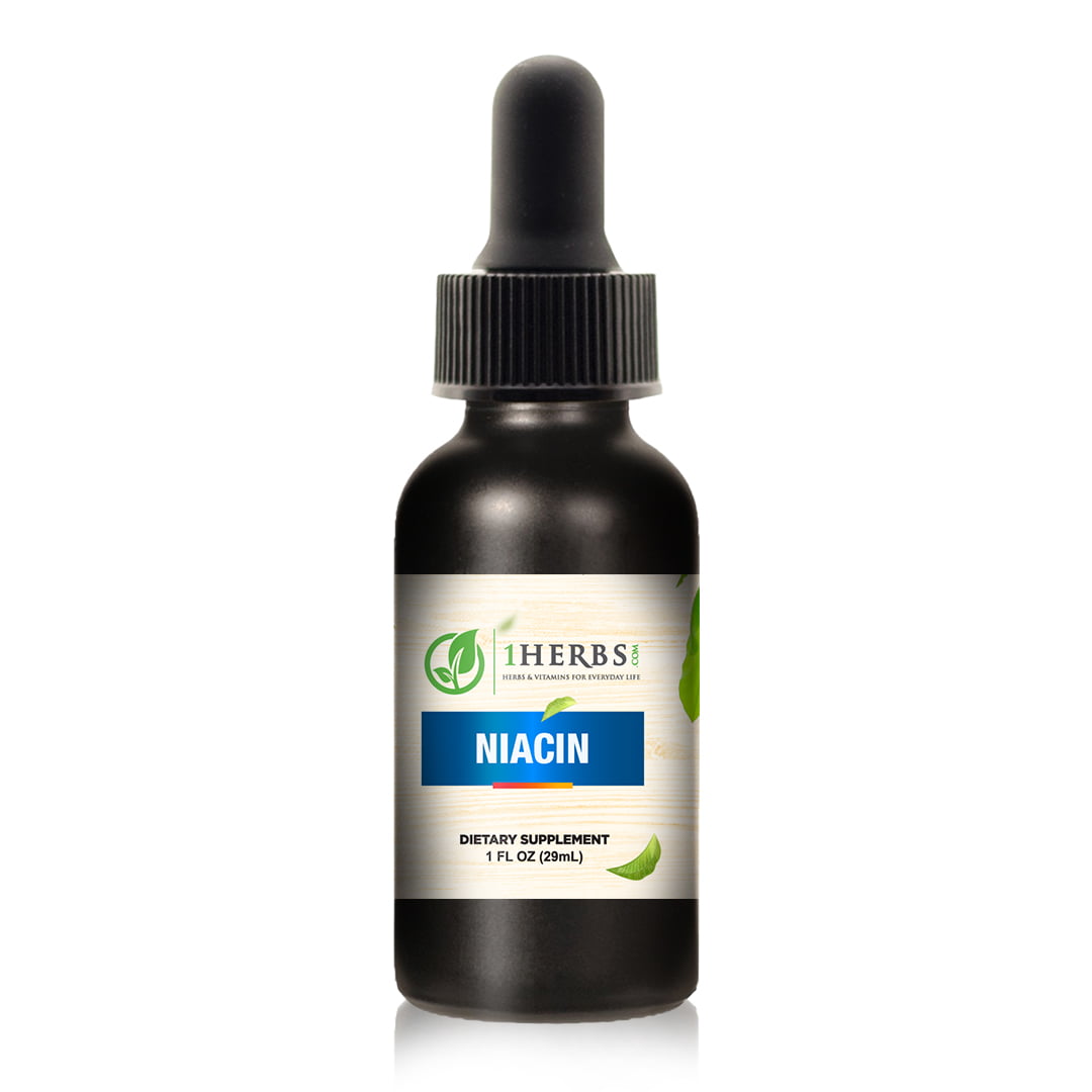 Liquid Niacin Product Bottle