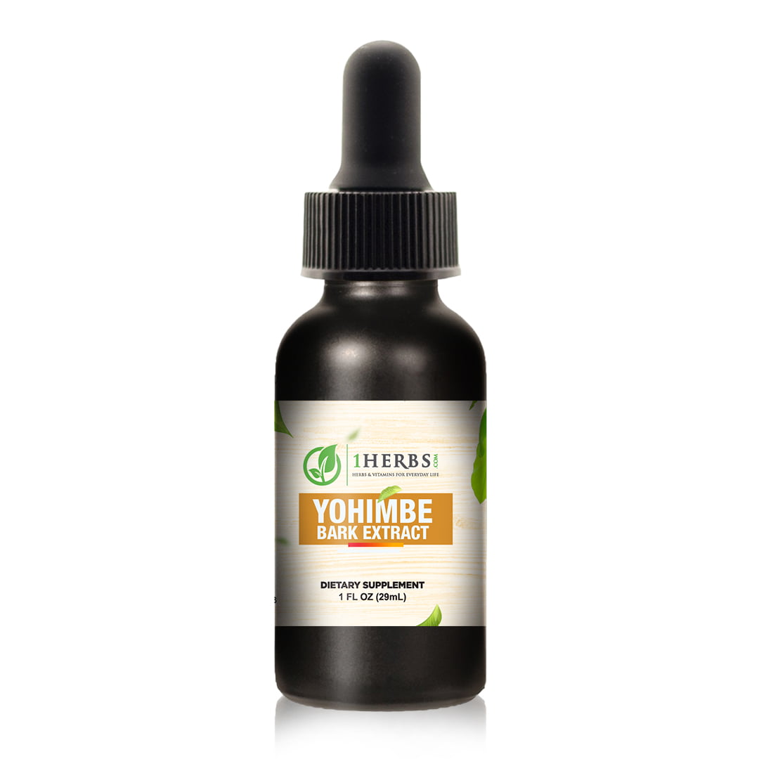 Yohimbe Bark Product Bottle